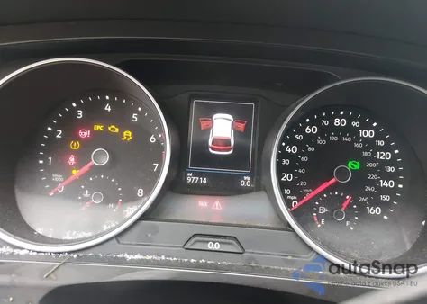 2018 Volkswagen Tiguan 2.0T Se/2.0T Sel из США, поврежденный, VIN 3VV2B7AX7JM185655